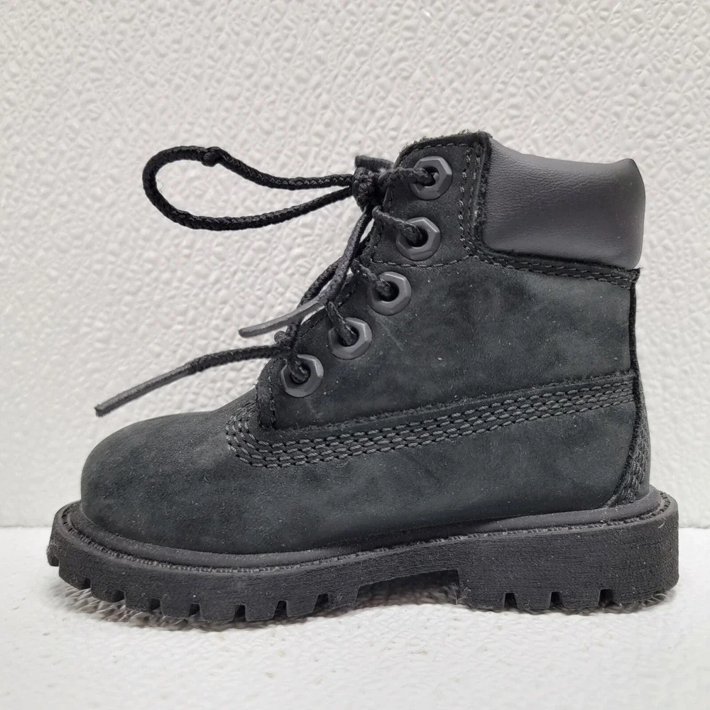 Timberland Toddler Waterproof Size 5 Black Boots 6